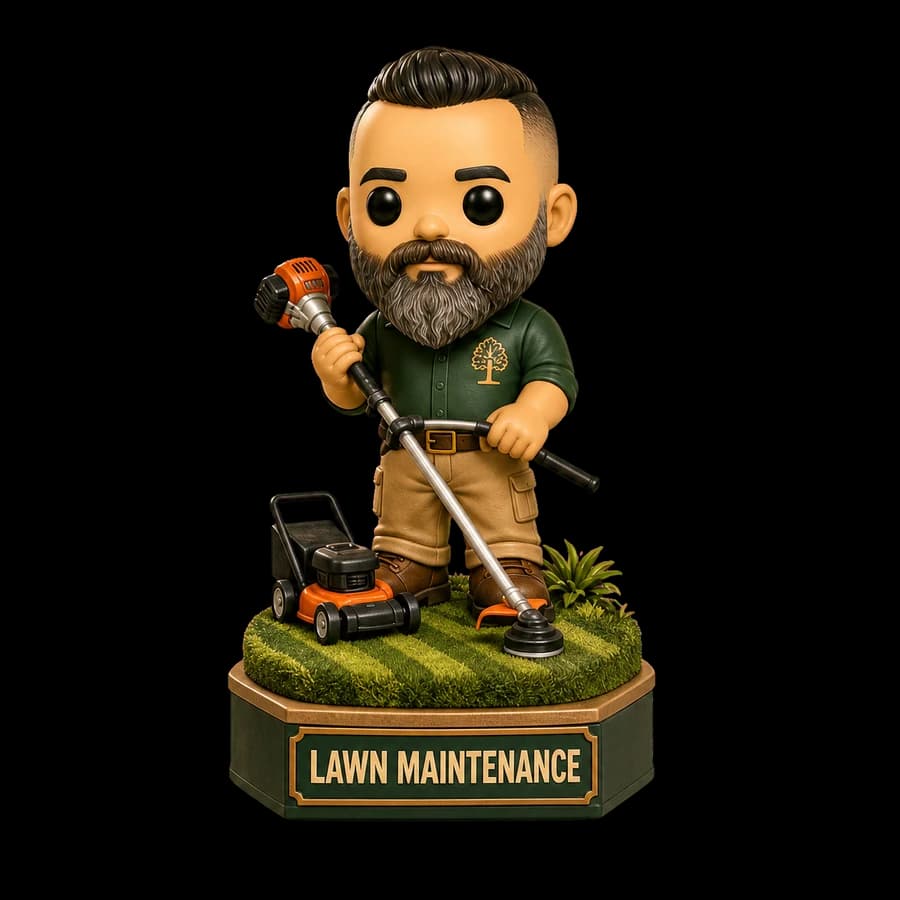 Lawn Maintenance — Ron collectible figure